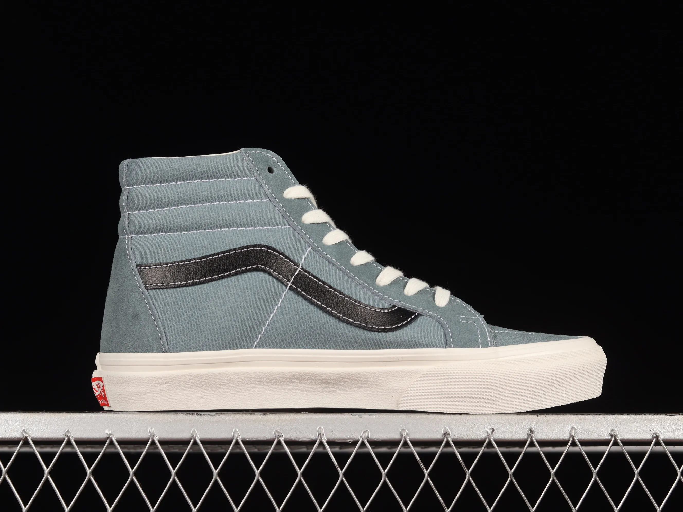 All categories Vans Vans series Vans Hi Vans high-top Vans OG SK8-Hi Lx fairy haze blue color Japanese retro trend high-top canvas skateboard shoes VN0A4BVB20R